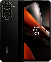 Celular Xiaomi Poco C71 Dual 64GB/4GB Ram Black