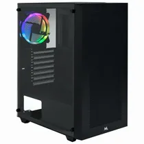 Gabinete Mtek MK2605 Gamer Mid Tower Preto Vidro 1 Cooler
