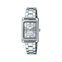 Relógio Casio LTP-1234DD-7ADF Analógico -  Silver/White