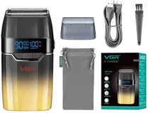 Barbeador VGR Voyager Foil Shaver V-308 Recarregável - Gold