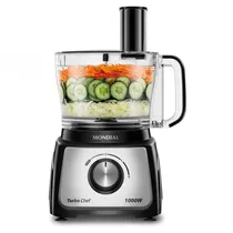 Multiprocessador Mondial Turbo Chef MPN-01BF - 5 Em 1 - 1000W - 2.1L - 110V - Preto