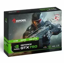Keepdata Placa de Video Geforce GTX750 KDGTX750-4GD5/128B 4GB DDR5 128