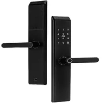 Fechadura Elétrica Satellite SL-83 - Impressão Digital/Código Secreto/Cartão Rfid - Preto