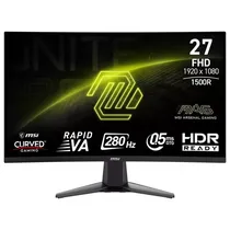 Monitor 27 MSI Mag 276CXF FHD/Curvo/280HZ/Preto