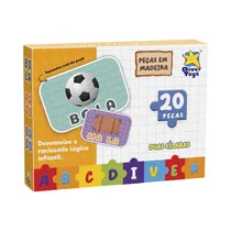 Juego Educativo Divertorys Dos Sílabas 8287 20 Piezas