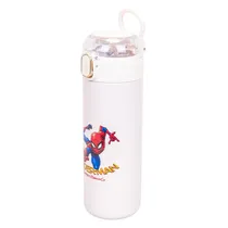 Garrafa Térmica Infantil Spiderman 350ML Creme