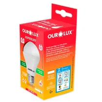 Lâmpada Superled Ourolux 6500K 15W Bivolt Branca