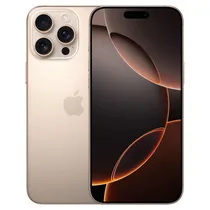 Apple iPhone 16 Pro Max 256GB LL Tela Super Retina XDR 6.9 Cam Tripla 48+12+12MP/12MP Ios 18 Desert Titanium - Swap 'Grade B' (Esim)(1 Mês Garantia)