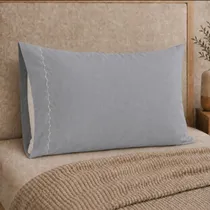 Funda de Almohada Simple Zhome 0.50X0.70CM - Dark Gray