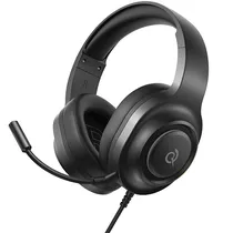 Headset Gaming QCY Heroad V200 com USB para PC - Preto