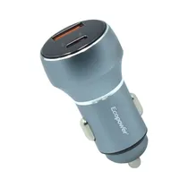 Cargador Vehicular Ecopower EP-7032 Type-C/USB Gris 1.8A