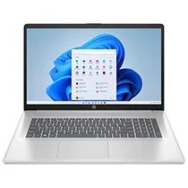 Notebook HP 17-CP3005DX AMD Ryzen 5 7430U Tela Full HD 17.3" / 8GB de Ram / 512GB SSD / WIN11 - Prata (Inglês)