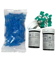 Medidor de Glicose Pack 50 Tiras+50 Lancetas GLS-75/GLM-75