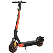 Patinete Eletrico Blulory ES1023 / 500W / 10" / 36V / 32KM/ H - Preto/ Laranja