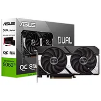 Placa de Vídeo Asus Dual Oc 8GB Geforce RTX5060TI GDDR7 - DUAL-RTX5060TI-O8G