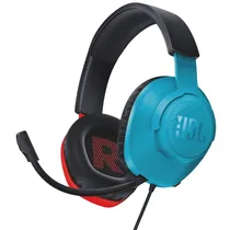 Fone de Ouvido Gaming JBL Quantum 100N - Blue/Red