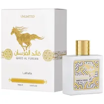 Perfume Lattafa Qaed Al Fursan Unlimited Eau de Parfum White 90ML