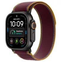Apple Watch Ultra 4 GPS+Cell 49MM MJC44LS/A Black Titanium/Burgundy Trail Loop