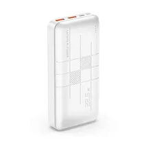 Carregador Portatil Xo PR188 20.000MAH 22,5W (Dual USB-A/C) - Branco