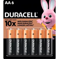 Pilhas Duracell AA X6 Pequenos
