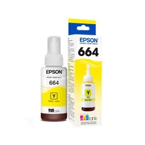 Garrafa de Tinta Epson T664 420 70 ML - Amarelo