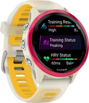 Reloj Garmin Forerunner 570 42MM Raspberry - Translucent Bone/Mango Band 010-02970-02