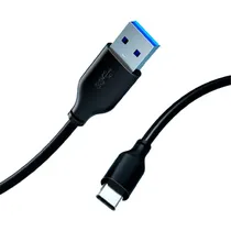 Cabo FTX CT-C160-U33-CMAMN-B1 - USB/USB-C - 1 Metro - Preto