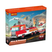 Cogo Bloques Cogo Creative Player Bombero 249PZAS (Consig) Plastico 6+ Años Multicolor