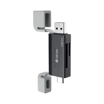 Lector de Tarjetas Microsd (TF) Y SD Devia EL239 USB 2.0/USB-C