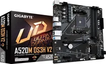 Placa Mãe Gigabyte AM4 A520M DS3H Ac HDMI/ DP/ M.2/ DDR4/ USB3.2/ Matx