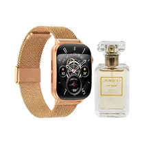 Kit Smart Watch G-Tide S6 Pro Con Perfume Gold