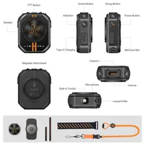 Xlink 7 Black Walkie Talkie Global Net 4G