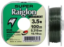 Linha Monofilamento Marine Sports Super Raiglon 3.5LB 0.310MM - 100M