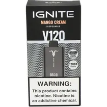Pod Descartável Ignite V120 Black Sabor:Mango Cream