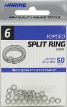 Girador Marine Sports 7 Forged Split Ring Nickel com 30 Peças