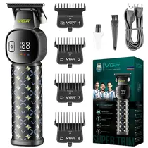 Cortador de Cabelo VGR V-185 Recarregável - Preto