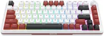 Teclado com Fio Gaming Redragon Stormhunter K721WRB-RGB-M Branco/Vermelho (Inglês)