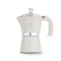 Berlingerhaus BH/8572N Cafetera Moka p/6 Tazas Bazar Matte Cream