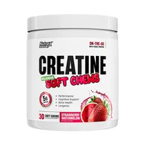 Suplemento Nutrex Creatine Soft Chews Strawberry Watermelon 30 Gummies