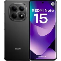 Smartphone Xiaomi Redmi Note 15 DS Lte 8/256GB 6.77" 180+8/20MP 45W - Black