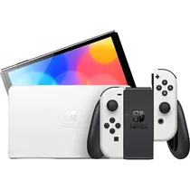 Console Nintendo Switch Oled 64 GB - Branco/Preto + Mario Wonder