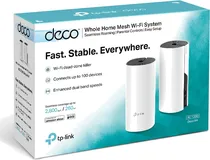 W. TP-Link Router Deco M4 Whole-Home AC1200 Wireless (1 Pack)