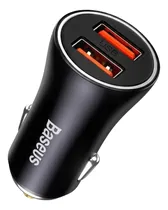 Cargador Baseus para Auto CCALLP-01 4.8A 2USB Negro