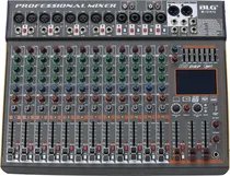 Mesa de Som BLG Mixer de 12 Canais M-12 K12 Bivolt