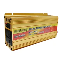 Inversor de Voltagem para Carro GP-2000A / 2000W / 12V / 230V - Dourado