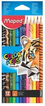 Maped 1203 Lapiz de Color Animals 12PCS