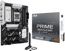 Placa Mãe Asus Prime B850M-Plus Wifi AM5/ USB-A/ 4XDDR5/ PCI-e/ HDMI/ DP