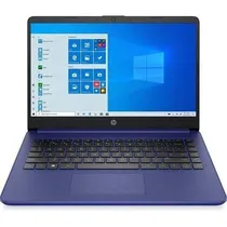 Notebook HP 14-DQ0055DX Intel Celeron 4/64 Emmc Blue