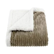 Manta Soho TBL-STR-Sheb-Tau 180 X 200 CM Taupe/Blanco