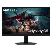 Monitor Samsung LS32DG502ENXZA 32" Odyssey G5 QHD 180HZ - Preto